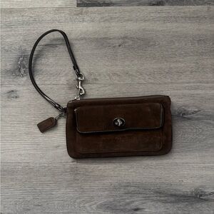 Vintage Coach Legacy Turnlock Wristlet
